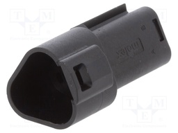 Connector: automotive; ML-XT; plug; male; Size: 16; PIN: 3; IP69K