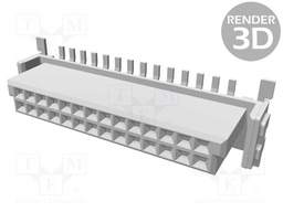 Connector: PCB to PCB; female; PIN: 28; 1.27mm; Series: har-flex