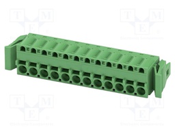 PCB connector, nominal cross section: 2.5 mm2, color: green,