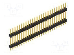 Connector: pin strips; pin header; male; PIN: 26; 2.54mm; THT; 1x26