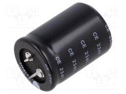 Capacitor: electrolytic; SNAP-IN; 4700uF; 80VDC; Ø22x35mm; ±20%