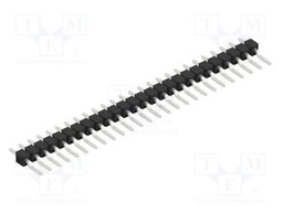 Connector: pin strips; pin header; male; PIN: 26; 2.54mm; SMT; 1x26