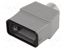 Enclosure: for Han connectors; Han; size 10A; for cable; straight
