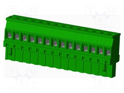 Connector: pluggable terminal block; plug; female; angled 90°