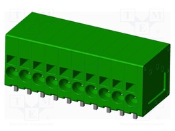 Connector: PCB terminal block; terminal; Plating: tinned; on PCBs