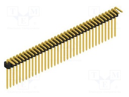 Connector: pin strips; pin header; male; PIN: 35; 1.27mm; THT; 1x35