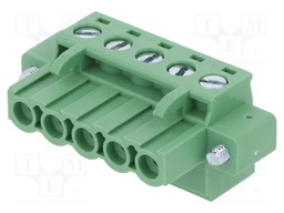 Pluggable terminal block; 5.08mm; ways: 5; straight; plug; female