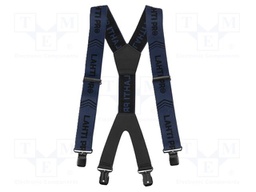 Trousers braces; Size: one size; navy blue-black; 1160mm