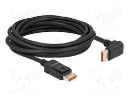 Cable; DisplayPort plug,DisplayPort plug 90° up/down; 5m; black