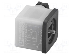 Connector: valve connector; plug; form A; female; PIN: 3; IP65; M16
