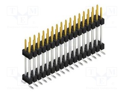Connector: pin strips; pin header; male; PIN: 34; 2.54mm; SMT; 2x17