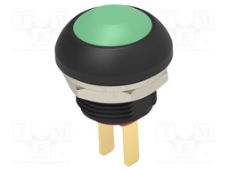 Switch: push-button; Pos: 2; SPST-NO; 0.125A/125VAC; 0.2A/50VDC
