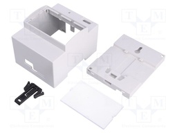 Enclosure: for computer; BEAGLEBONE BLACK; ABS; grey; X: 71.7mm