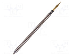 Tip; chisel,elongated; 1mm; for soldering station; GT-HP-T6C