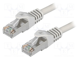 Patch cord; F/UTP; 6; stranded; CCA; PVC; grey; 20m; 26AWG