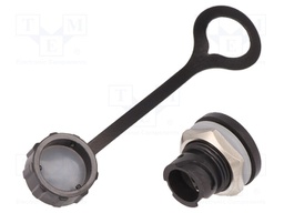 Socket; USB B mini; for panel mounting,front side nut; IP67