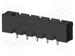 Connector: pluggable terminal block; socket; male; on PCBs