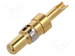 Contact; male; 20AWG÷16AWG; gold-plated; soldering; for cable; 10A