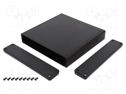 Enclosure: with panel; 1455; X: 165mm; Y: 160mm; Z: 30mm; aluminium