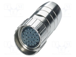 Circular Connector, HC Series, Cable Mount Plug, 26 Contacts, Solder Socket - Contacts Not Supplied