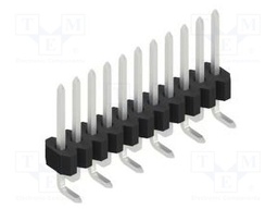 Connector: pin strips; pin header; male; PIN: 11; 1.27mm; SMT; 1x11