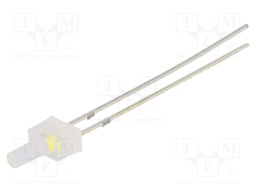 LED; 2mm; white cold; 90°; 3÷5V; 20mA; Variant: blinking; Front: flat