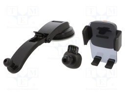 Car holder; black; air vent; snapped-in