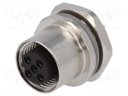 Socket; M12; PIN: 5; female; B code-Profibus; soldering; IP67; 60V