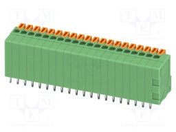 PCB terminal block, nominal current: 6 A, rated voltage (III