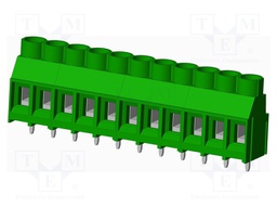 Connector: PCB terminal block; terminal; Plating: tinned; on PCBs