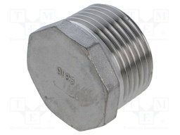 Male; max.10.5bar; 1.4408 stainless steel; Thread: G 1" external