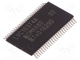 IC: digital; 3-state,D flip-flop; Channels: 16; LVC; SMD; TSSOP48