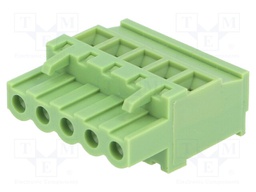 Pluggable terminal block; 5.08mm; ways: 5; angled 90°; plug; 300V