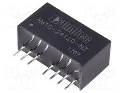 Converter: DC/DC; 1W; Uin: 18÷36V; Uout: 12VDC; Uout2: -12VDC; SIP8