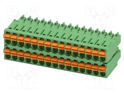 PCB connector, nominal cross section: 1.5 mm?, color: green,