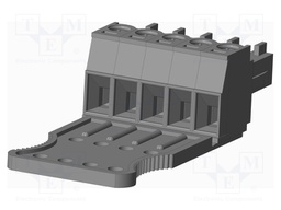 Connector: pluggable terminal block; plug; female; straight; grey