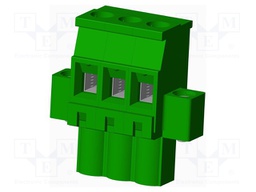 Connector: pluggable terminal block; plug; female; angled 90°