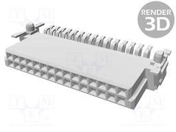 Connector: PCB to PCB; female; PIN: 30; 1.27mm; Series: har-flex