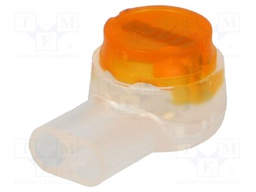 Quick splice; Scotchlok; IDC; 19AWG÷26AWG; yellow; 0.4÷0.9mm