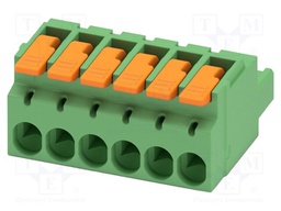 PCB connector, nominal cross section: 2.5 mm?, color: green,