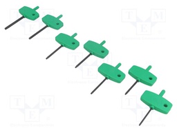 Key set; Torx®; TX06,TX07,TX08,TX09,TX10,TX15,TX20; Pcs: 7