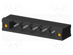 Connector: pluggable terminal block; socket; male; on PCBs