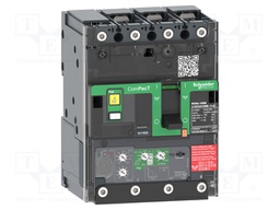Power breaker; Inom: 100A; IP40; -25÷70°C; Short circuit cap: 25kA