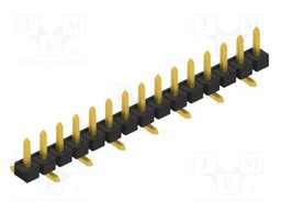 Connector: pin strips; pin header; male; PIN: 15; 2.54mm; SMT; 1x15