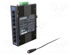 Industrial module: switch Ethernet; unmanaged; 12÷48VDC; RJ45