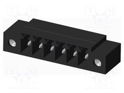 Connector: pluggable terminal block; socket; male; on PCBs