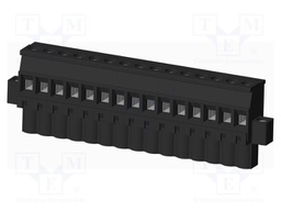 Connector: pluggable terminal block; plug; female; angled 90°