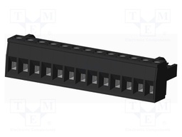 Connector: pluggable terminal block; plug; female; straight; 5mm