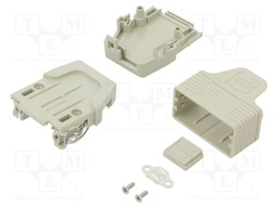 Enclosure for connectors: D-Sub; D-Sub 9pin,D-Sub HD 15pin
