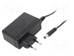 Power supply: switched-mode; voltage source; 24VDC; 60W; plug